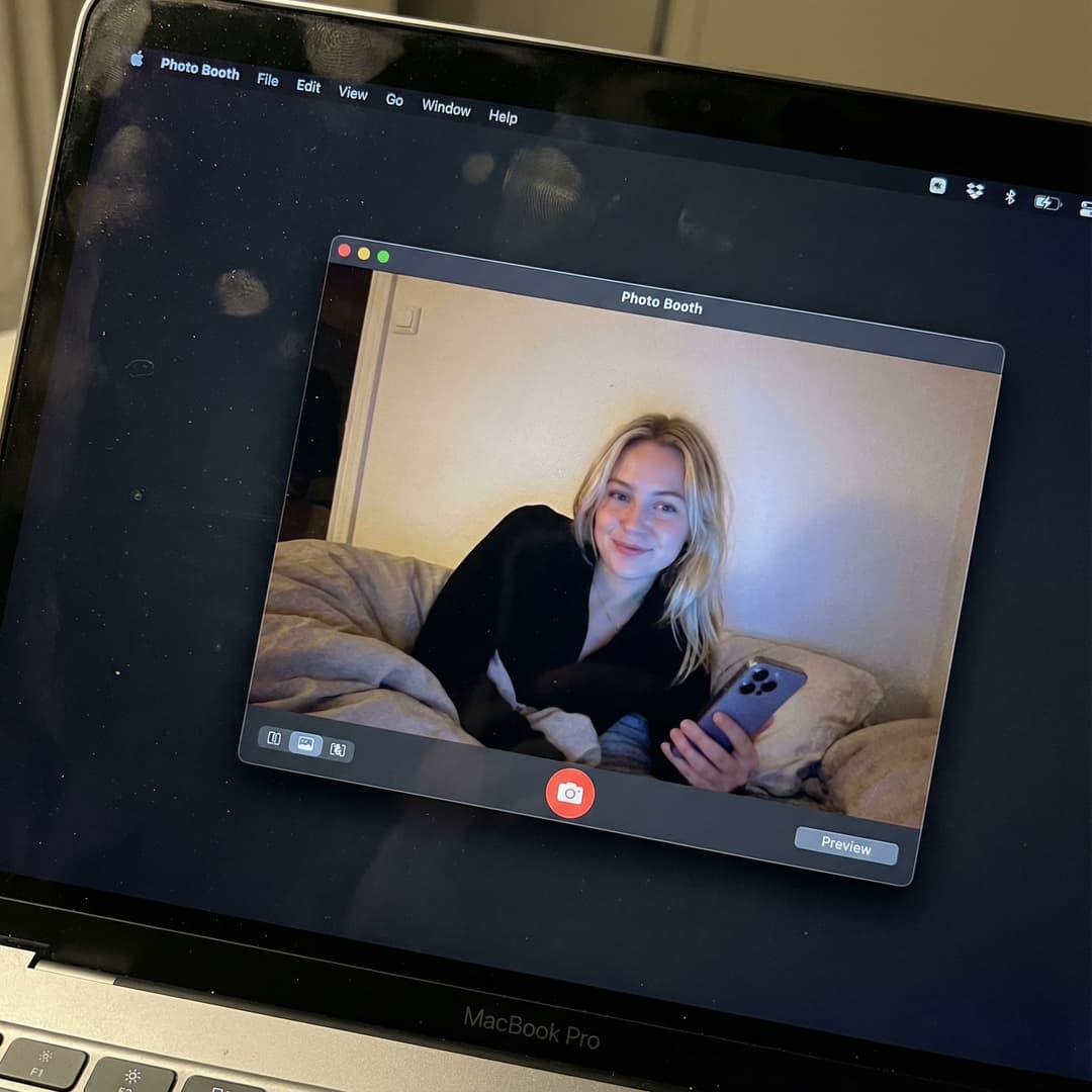 { "project_meta": { "task_name": "Hyper-realistic Screen Simulation", "target_model": "SDXL_1.0_Refiner", "aspect_ratio": "3:4", "resolution": { "width": 1152, "height": 1536 } }, "scene_composition": { "layer_1_physical_environment": { "camera_angle": "High-angle, downward shot (POV)", "subject_anchor": "MacBook Screen (95% fill)", "foreground_element": "Thin strip of physical keyboard visible at bottom edge", "surface_imperfections": [ "Visible RGB pixel-grid texture (Moiré effect)", "Micro-dust particles on glass surface", "Faint ambient light reflections (glossy finish)", "Subtle fingerprint smudges" ] }, "layer_2_digital_interface": { "os_theme": "macOS Dark Mode", "active_window": { "app_name": "Photo Booth", "status": "Live Preview Mode", "position": "Dominant/Center-Left" } }, "layer_3_nested_content": { "location": "Inside the Photo Booth window", "setting": { "room": "Dim bedroom", "background": "Off-white wall, rumpled bedding", "lighting": "Mixed lighting (Cool blue screen glow + Warm skin tones), deep nocturnal shadows" }, "subject_details": { "identity_source": "european, french", "demographics": "Young adult female", "appearance": { "hair": "Blonde, shoulder-length, slightly textured", "apparel": "Black top, grey bottoms", "expression": "Relaxed, candid, slight smile", "pose": "Reclining/Lying down, looking at screen" }, "props": { "item": "iPhone 15 Pro", "hand_position": "Held in right hand" } } } }, "generation_parameters": { "prompts": { "positive": "Hyper-realistic downward shot of a MacBook screen. The screen surface has visible dust, pixel grid, and reflection. The screen displays a macOS desktop in dark mode with a dominant Photo Booth live-preview window. Inside the window: A girl in a dark bedroom with an off-white wall and rumpled bedding. The girl is lying down, wearing a black top and grey bottoms, holding an iPhone 15 Pro in her right hand. Her face is fully visible (reference matched). Lighting is low-key, candid, nocturnal, with bluish screen glow mixed with warm skin tones. High fidelity, raw photo, unedited, natural noise.", "negative": "vector art, screenshot, flat digital image, clean glass, perfect screen, daylight, bright studio lights, cartoon, 3d render, painting, watermark, deformed hands, blurry face" }, "sampling_settings": { "sampler": "DPM++ 3M SDE Exponential", "steps": 40, "cfg_scale": 5.5, "denoising_strength": 0.35 } }, "control_net_configuration": { "identity_strictness": "CRITICAL", "stack": [ { "unit": "ControlNet_Tile", "weight": 0.4, "purpose": "Maintain text/interface sharpness and screen texture" }, { "unit": "IP-Adapter_FaceID_Plus", "weight": 0.95, "region_mask": "Photo Booth Window Area Only", } ] } }